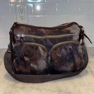 MZ Wallace Paige Crossbody Bag Tie-Dye Nylon Shoulder Messenger Purse